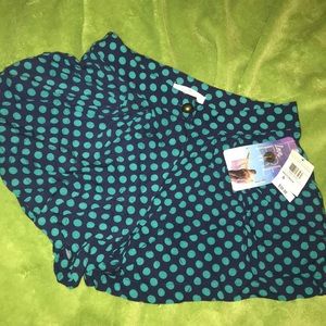 Navy Blue & Aqua Shorts